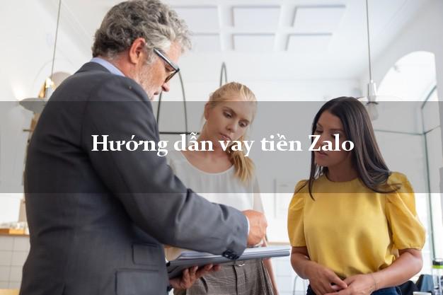 Hướng dẫn vay tiền Zalo online